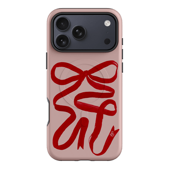 Valentine Ribbon Printed Phone Cases iPhone 17 Pro Max / Armoured MagSafe by Jasmine Dowling - The Dairy