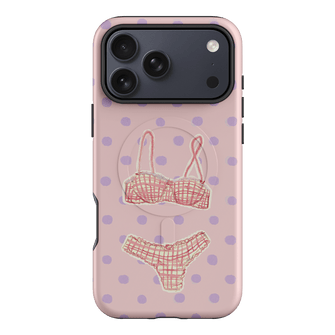 Vintage Gingham Printed Phone Cases iPhone 17 Pro Max / Armoured MagSafe by Kayla Carr - The Dairy