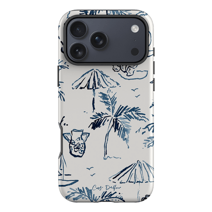 Balmy Blue Printed Phone Cases iPhone 17 Pro Max / Armoured by Cass Deller - The Dairy