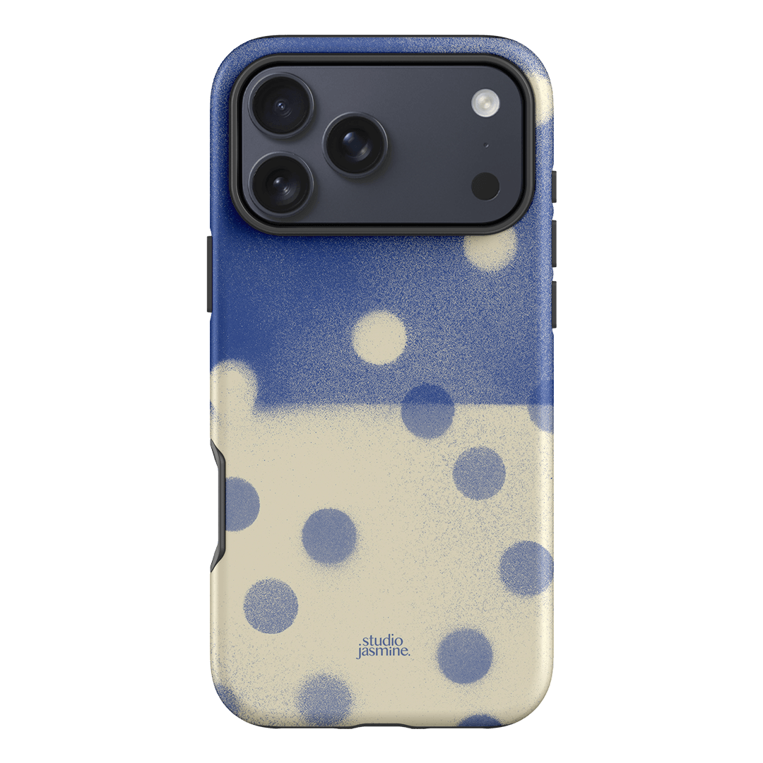 Bleu Polka Dot Printed Phone Cases iPhone 17 Pro Max / Armoured by Jasmine Dowling - The Dairy