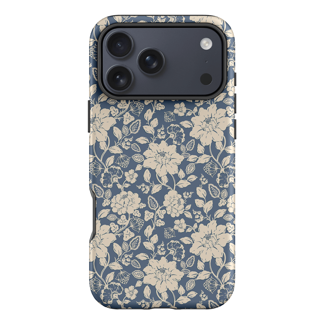 Blue Garden Printed Phone Cases iPhone 17 Pro Max / Armoured by Kasiags Art - The Dairy