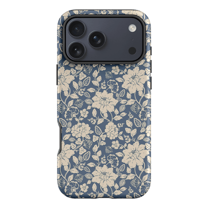 Blue Garden Printed Phone Cases iPhone 17 Pro Max / Armoured by Kasiags Art - The Dairy