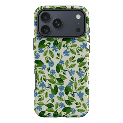 Blue Vines Printed Phone Cases iPhone 17 Pro Max / Armoured by Ellie Mae - The Dairy