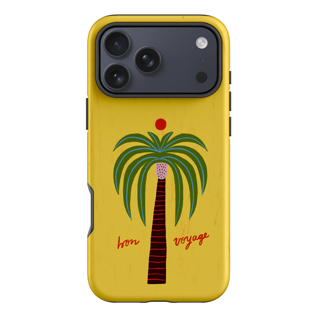 Bon Voyage Yellow Printed Phone Cases iPhone 17 Pro Max / Armoured by Marie Faurrite - The Dairy