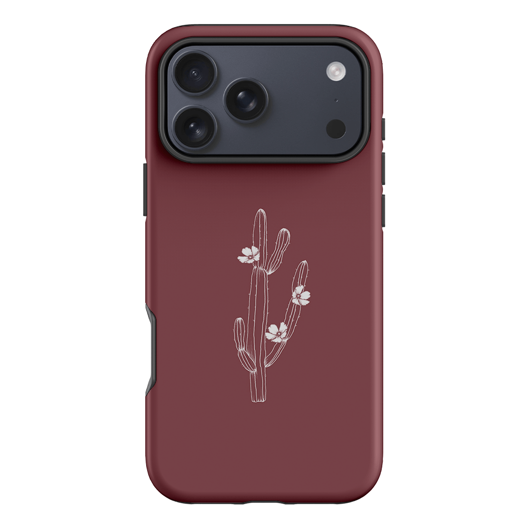 Cactus Flower Printed Phone Cases iPhone 17 Pro Max / Armoured by Typoflora - The Dairy