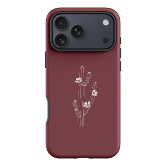 Cactus Flower Printed Phone Cases iPhone 17 Pro Max / Armoured by Typoflora - The Dairy
