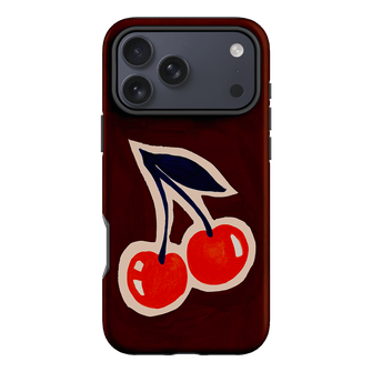 Cherries Printed Phone Cases iPhone 17 Pro Max / Armoured by Studio Bon - The Dairy