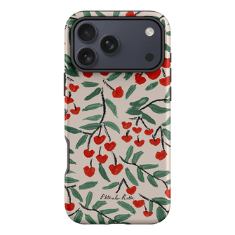 Cherry Love Printed Phone Cases iPhone 17 Pro Max / Armoured by Phthalo Ruth - The Dairy