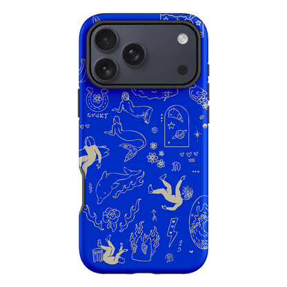 Easty Flash Blue Printed Phone Cases iPhone 17 Pro Max / Armoured by Easty Beasty - The Dairy