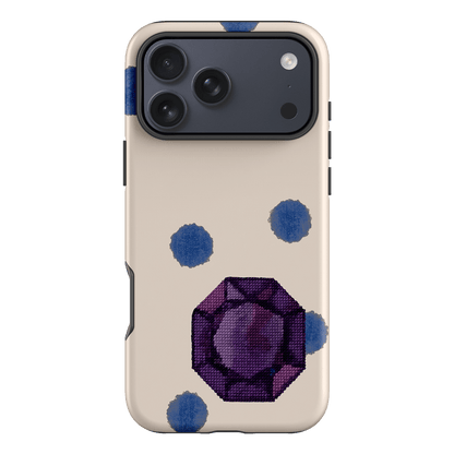 February Amethyst Printed Phone Cases iPhone 17 Pro Max / Armoured by Joiana - The Dairy