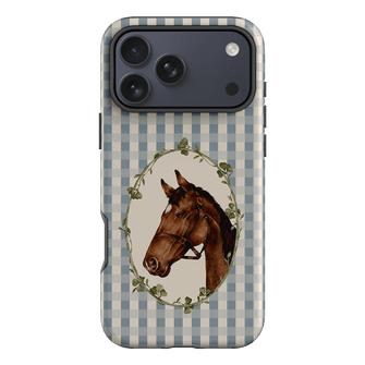 Gingham Horse Printed Phone Cases iPhone 17 Pro Max / Armoured by Kasiags Art - The Dairy