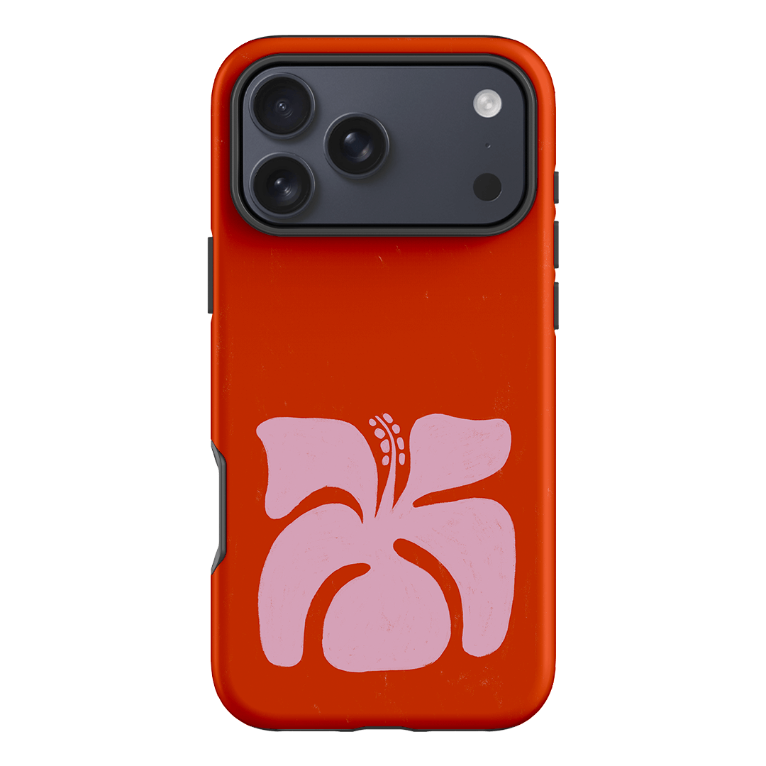 Hibiscus Crush Printed Phone Cases iPhone 17 Pro Max / Armoured by Marie Faurrite - The Dairy