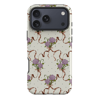 Hydrangea Ribbon Printed Phone Cases iPhone 17 Pro Max / Armoured by Veronica Tucker - The Dairy