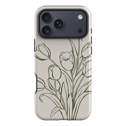 Inked Tulips Printed Phone Cases iPhone 17 Pro Max / Armoured by Typoflora - The Dairy