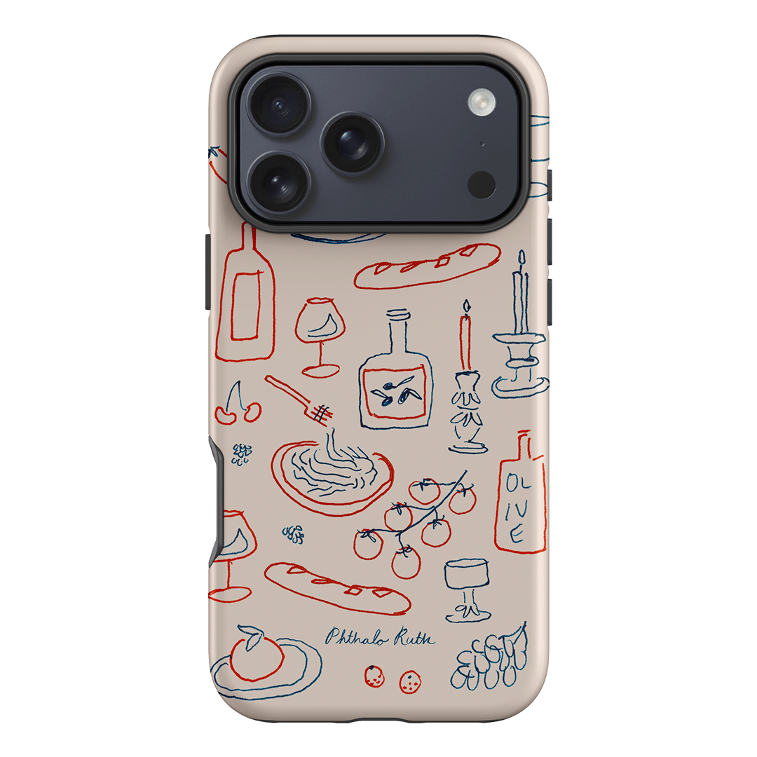 Italian Fare Printed Phone Cases iPhone 17 Pro Max / Armoured by Phthalo Ruth - The Dairy