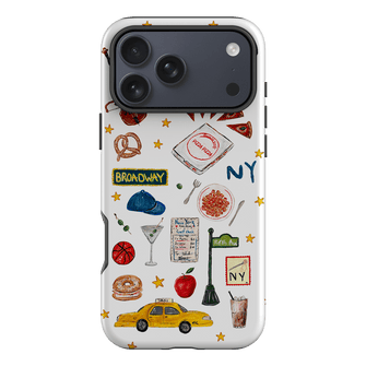 NYC White Printed Phone Cases iPhone 17 Pro Max / Armoured by BG. Studio - The Dairy