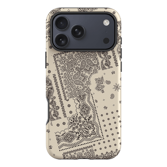 Paisley Ecru Printed Phone Cases iPhone 17 Pro Max / Armoured by The Dairy - The Dairy