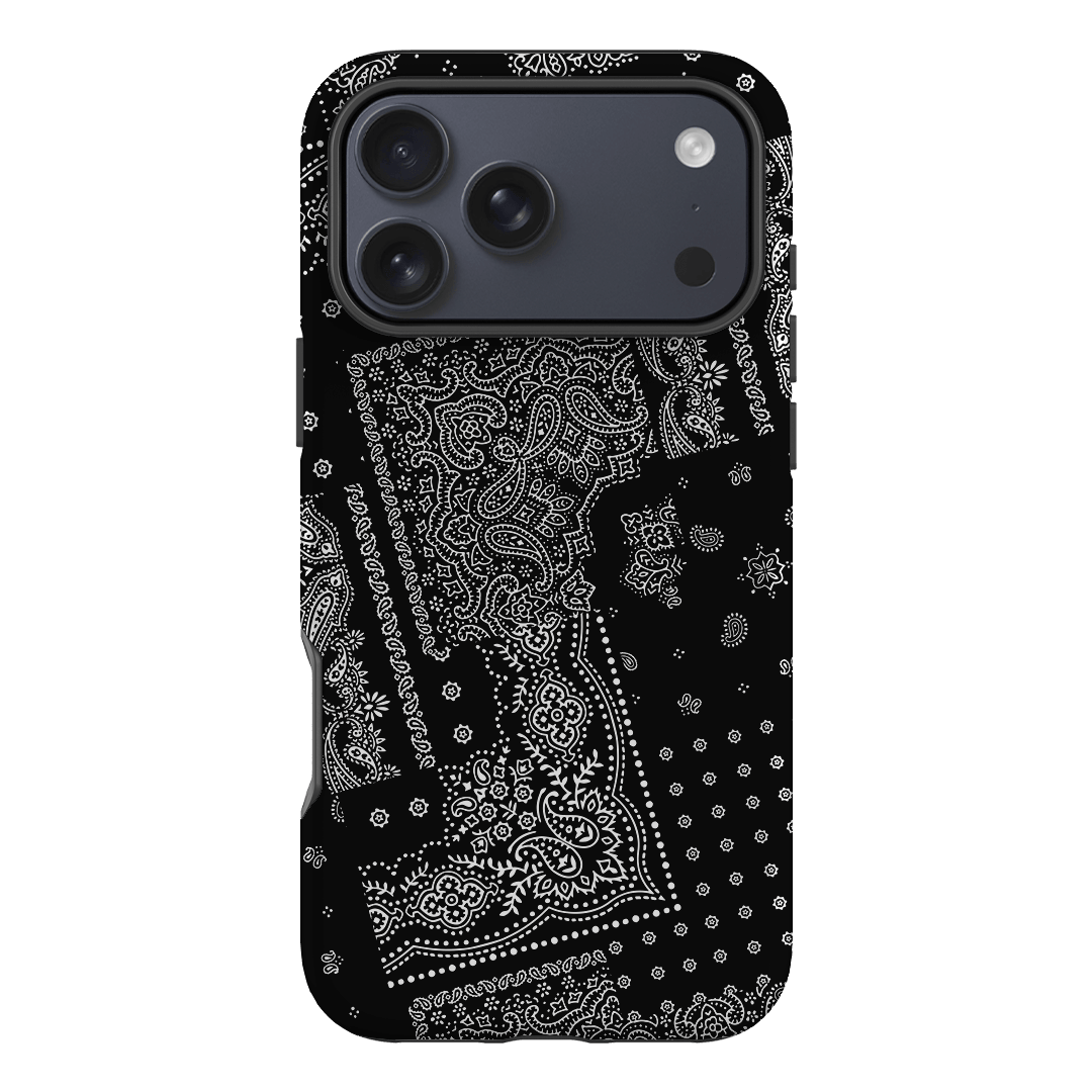 Paisley Noir Printed Phone Cases iPhone 17 Pro Max / Armoured by The Dairy - The Dairy