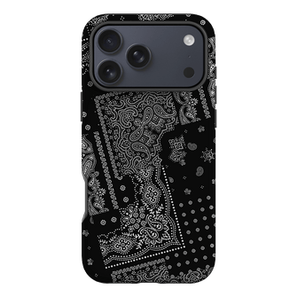 Paisley Noir Printed Phone Cases iPhone 17 Pro Max / Armoured by The Dairy - The Dairy
