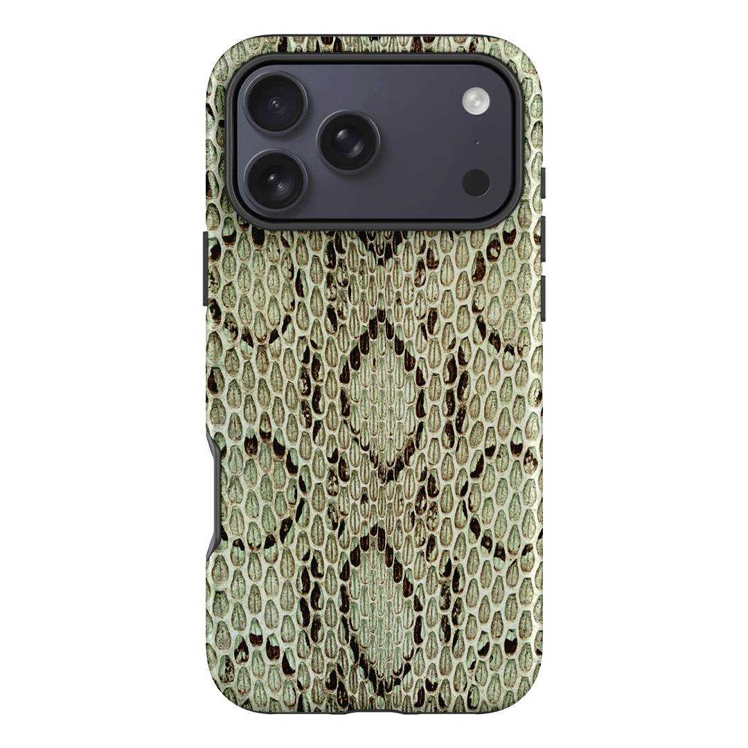 Pistachio Python Printed Phone Cases iPhone 17 Pro Max / Armoured by The Dairy - The Dairy