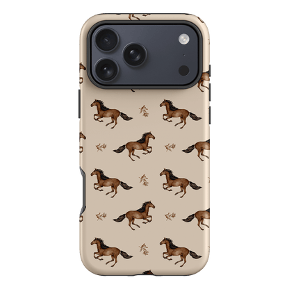 Running Horse Printed Phone Cases iPhone 17 Pro Max / Armoured by Kasiags Art - The Dairy