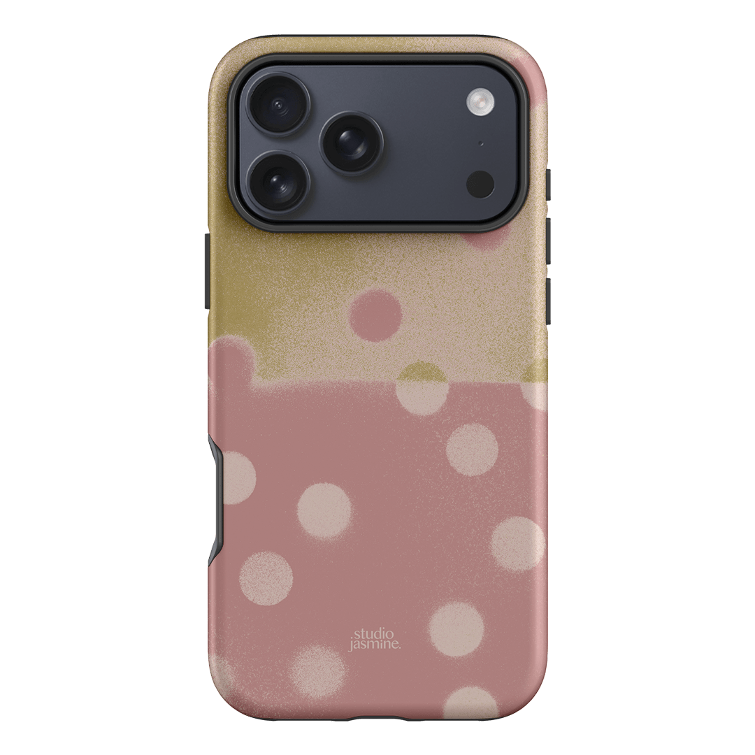 Strawberry Polka Dot Printed Phone Cases iPhone 17 Pro Max / Armoured by Jasmine Dowling - The Dairy