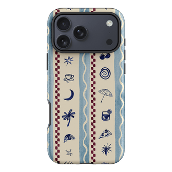 Summer Snacks Blue Printed Phone Cases iPhone 17 Pro Max / Armoured by Charlie Taylor - The Dairy