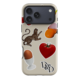 Sunday Stickers Cream Printed Phone Cases iPhone 17 Pro Max / Armoured by Desmond & Dempsey - The Dairy