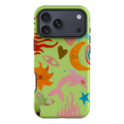 Tattoos Green Printed Phone Cases iPhone 17 Pro Max / Armoured by Kate Eliza - The Dairy