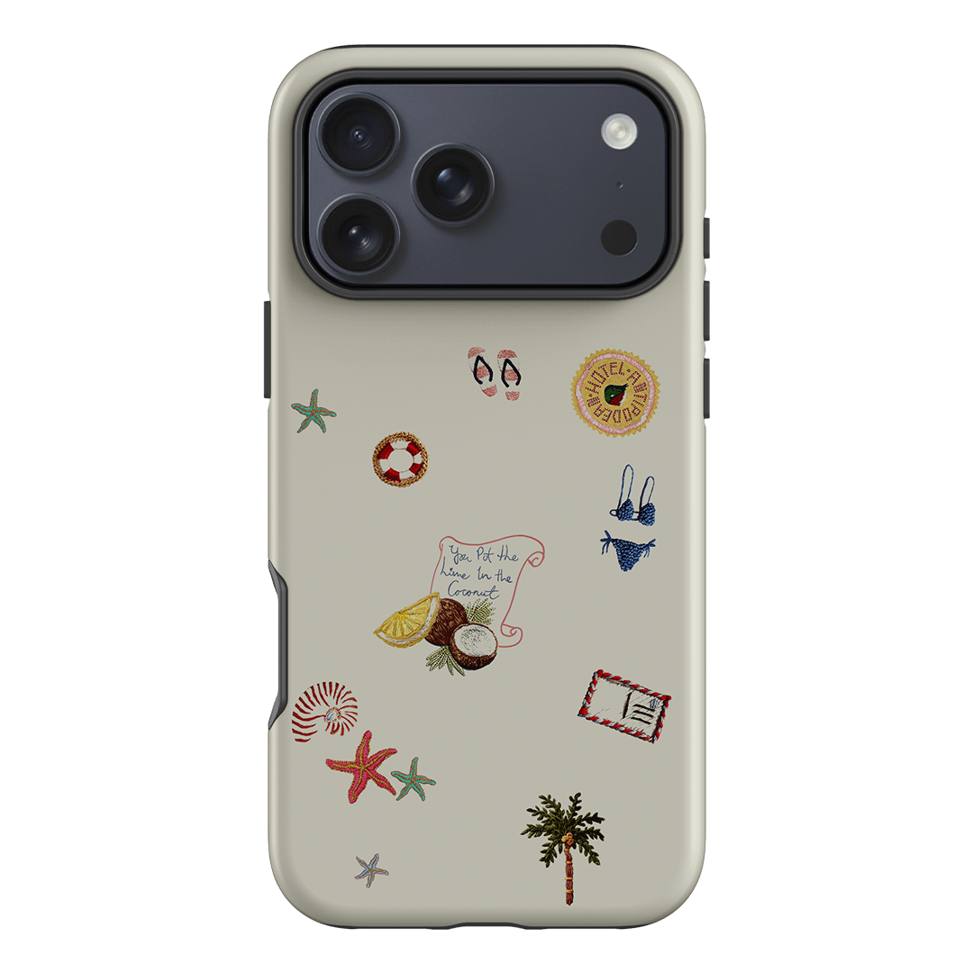 Vacay All Day Cream Printed Phone Cases by Antipodean - The Dairy