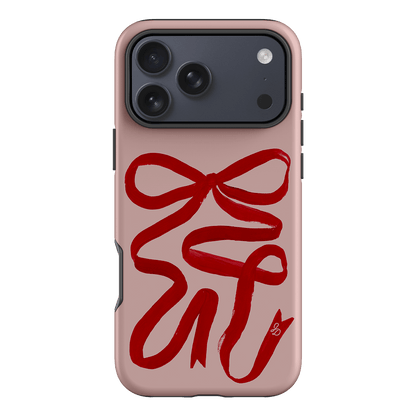 Valentine Ribbon Printed Phone Cases iPhone 17 Pro Max / Armoured by Jasmine Dowling - The Dairy