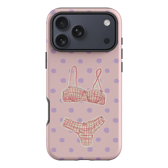 Vintage Gingham Printed Phone Cases iPhone 17 Pro Max / Armoured by Kayla Carr - The Dairy