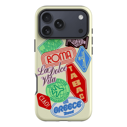 Well Travelled Printed Phone Cases iPhone 17 Pro Max / Armoured by The Dairy - The Dairy