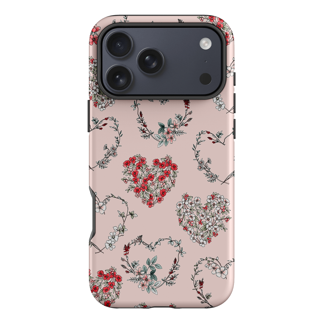 Wild Heart Wreath Printed Phone Cases iPhone 17 Pro Max / Armoured by Typoflora - The Dairy