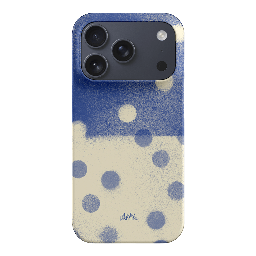 Bleu Polka Dot Printed Phone Cases iPhone 17 Pro / Snap by Jasmine Dowling - The Dairy