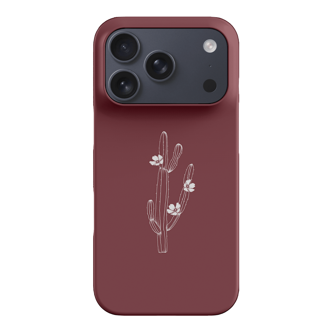 Cactus Flower Printed Phone Cases iPhone 17 Pro / Snap by Typoflora - The Dairy