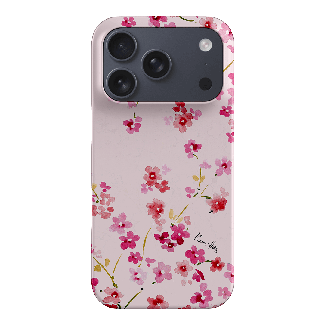 Cherry Blossom Printed Phone Cases iPhone 17 Pro / Snap by Kerrie Hess - The Dairy