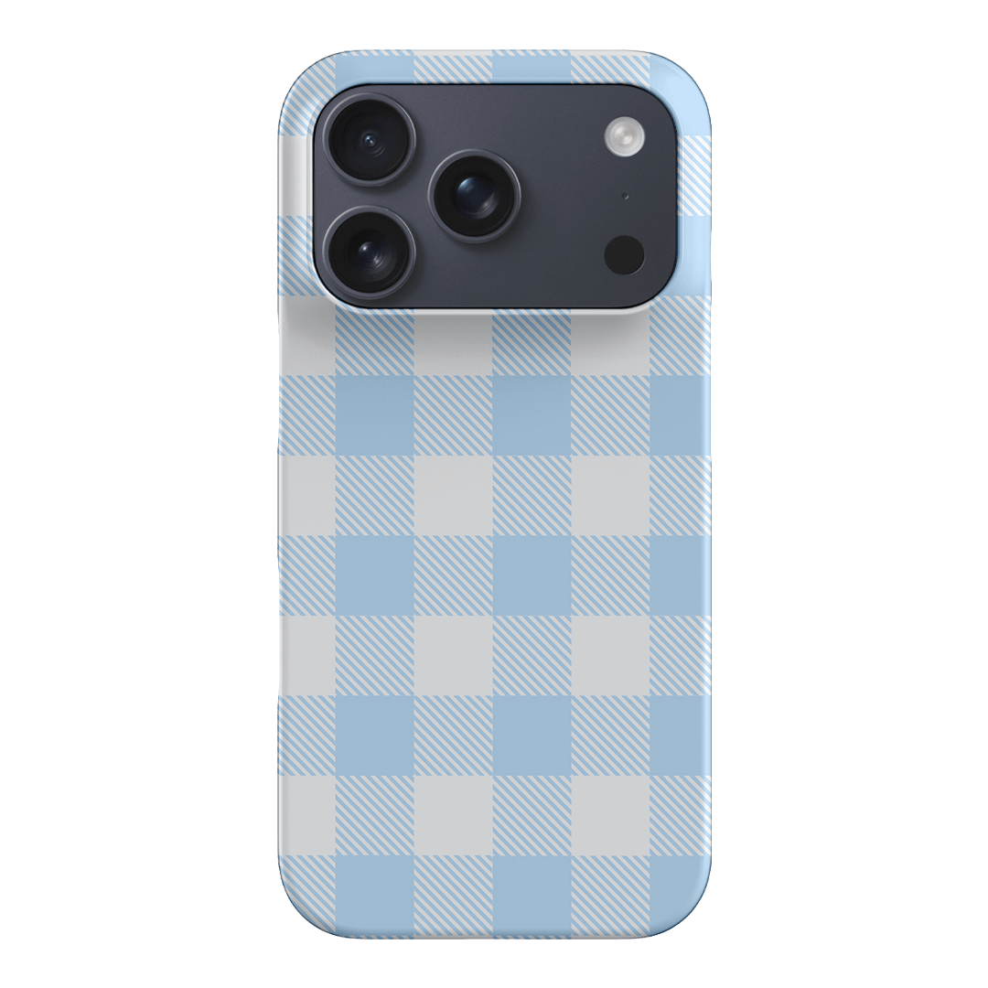 Cloud Plaid Printed Phone Cases iPhone 17 Pro / Snap by The Dairy - The Dairy