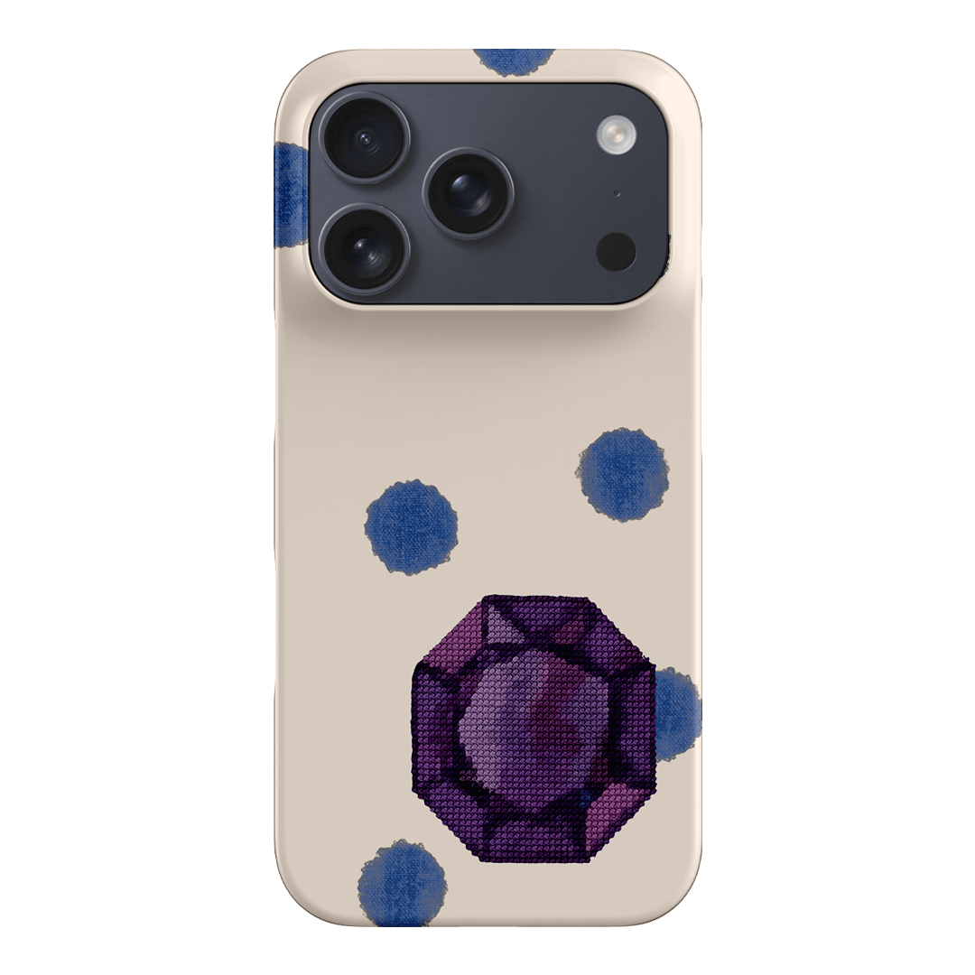 February Amethyst Printed Phone Cases iPhone 17 Pro / Snap by Joiana - The Dairy