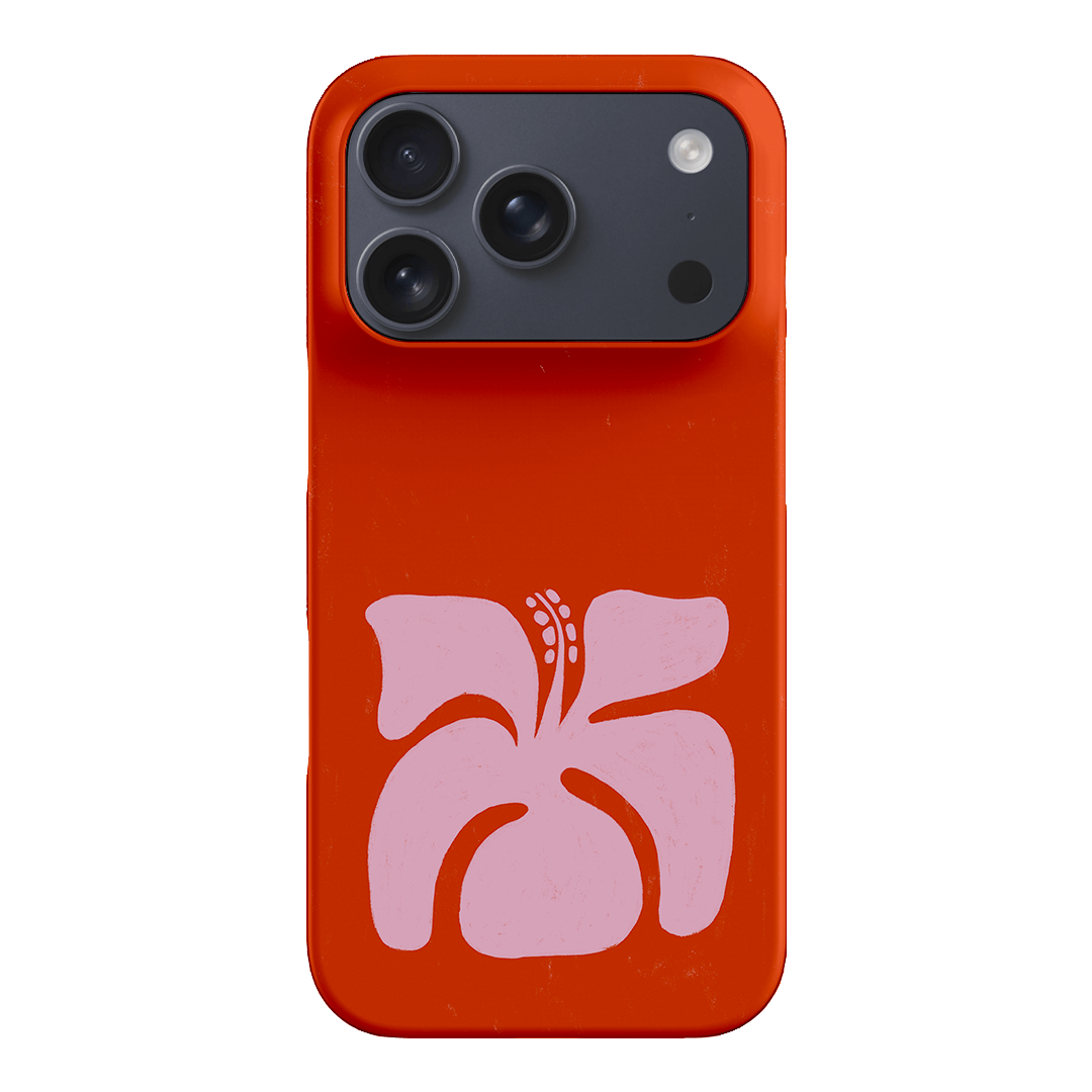 Hibiscus Crush Printed Phone Cases iPhone 17 Pro / Snap by Marie Faurrite - The Dairy