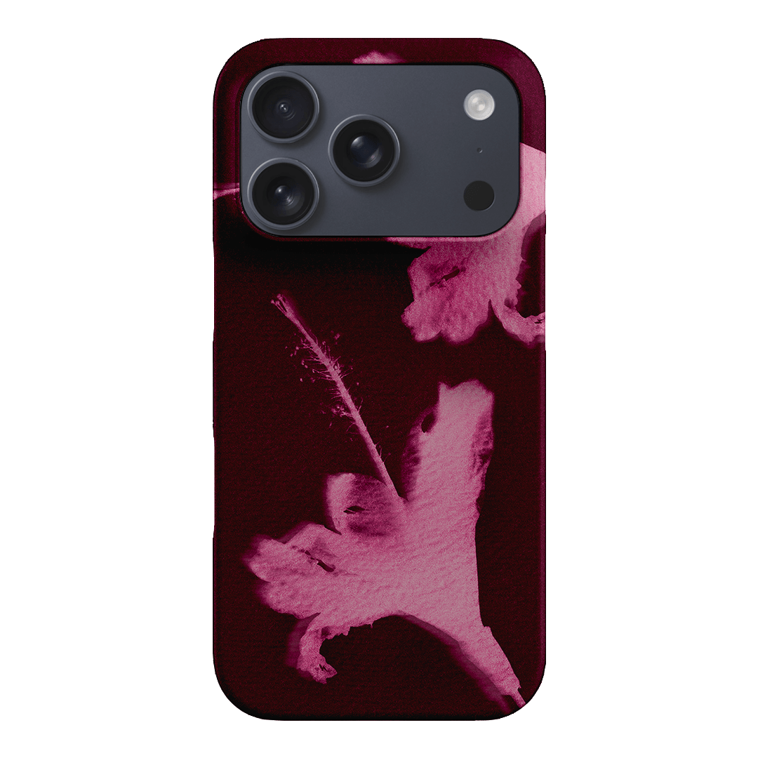 Hibiscus Glow Printed Phone Cases iPhone 17 Pro / Snap by Sally Hungerford - The Dairy