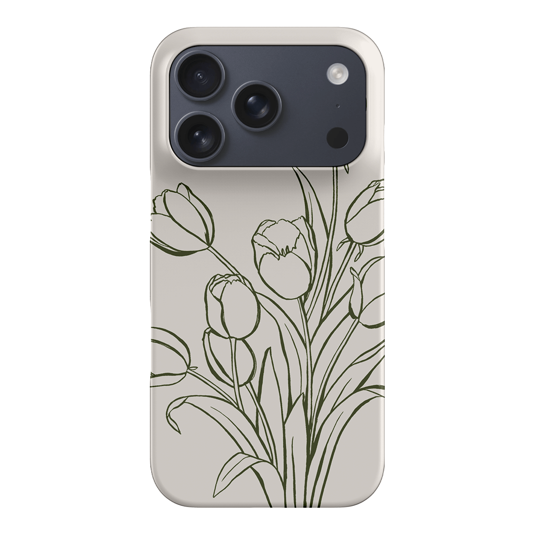 Inked Tulips Printed Phone Cases iPhone 17 Pro / Snap by Typoflora - The Dairy