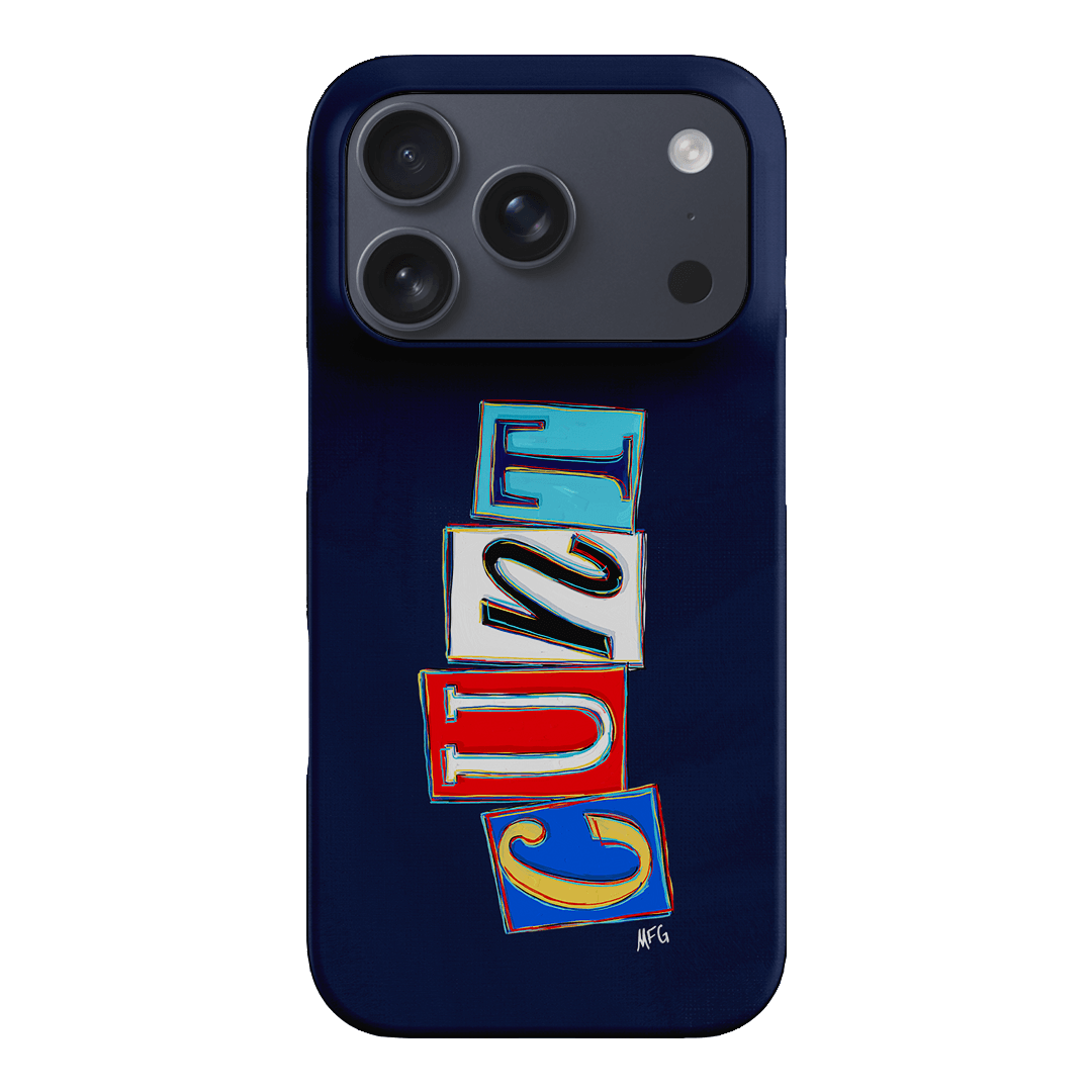 Lil Cnts Blue Printed Phone Cases iPhone 17 Pro / Snap by Margarbs Art - The Dairy