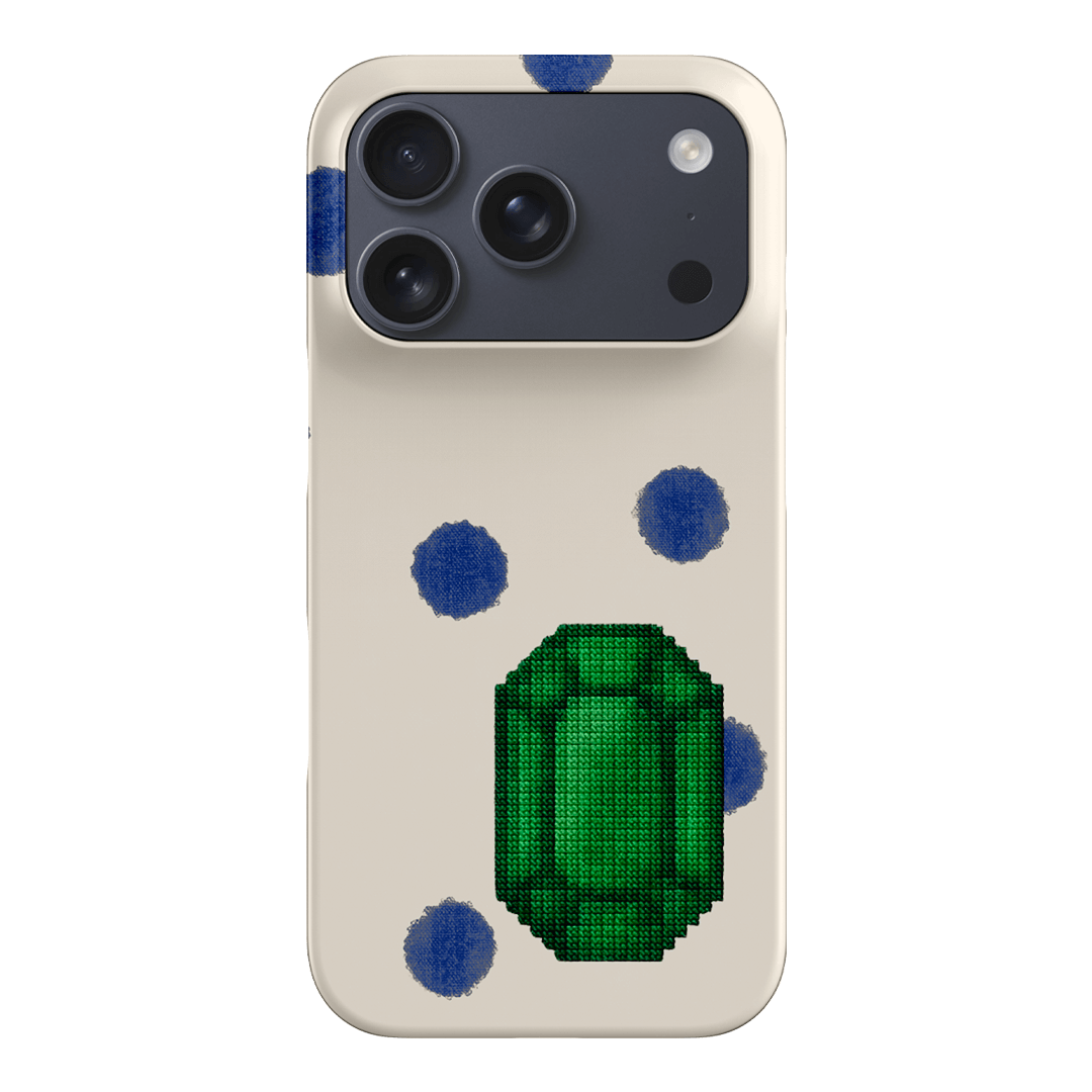 May Emerald Printed Phone Cases iPhone 17 Pro / Snap by Joiana - The Dairy