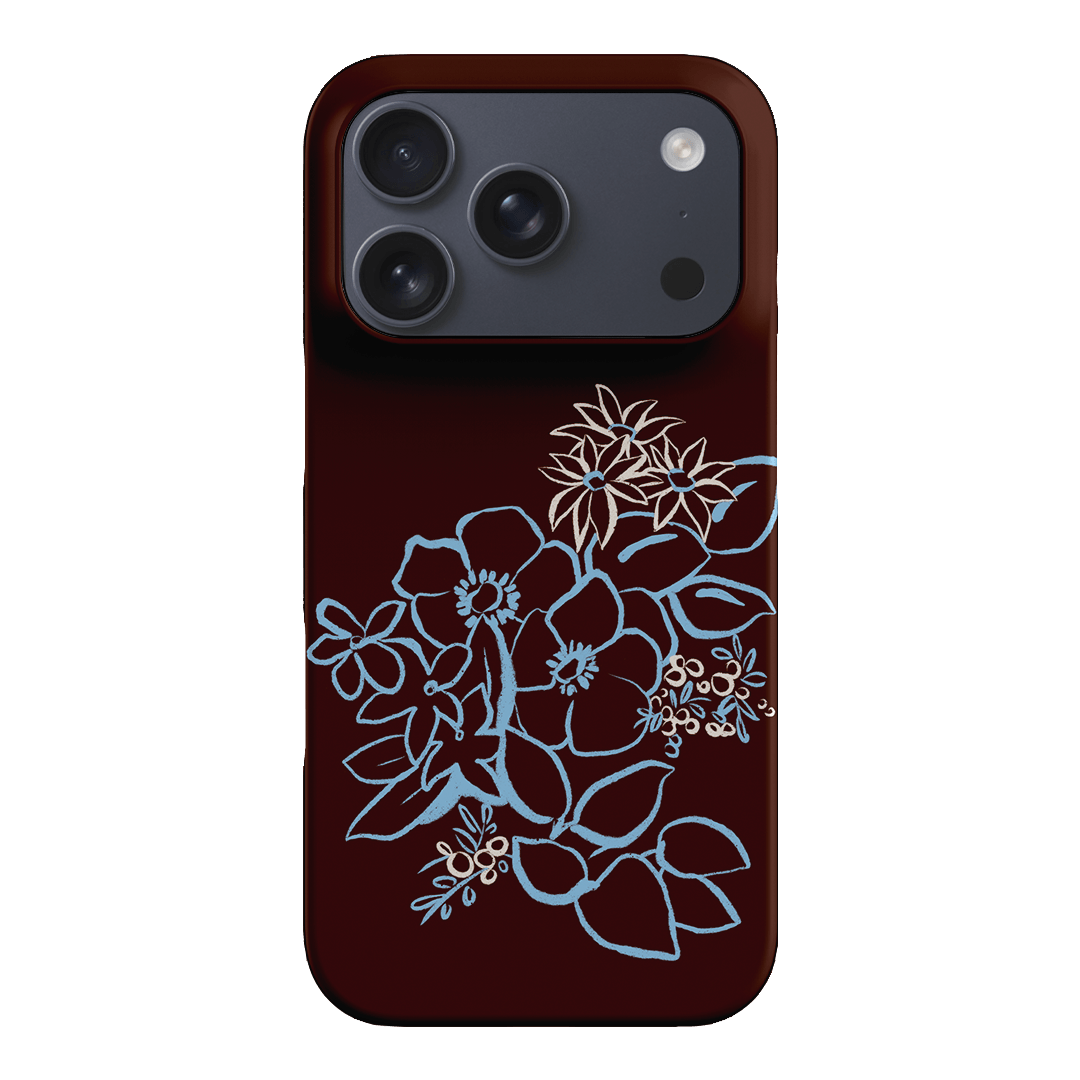 Mocha Posy Printed Phone Cases iPhone 17 Pro / Snap by Typoflora - The Dairy