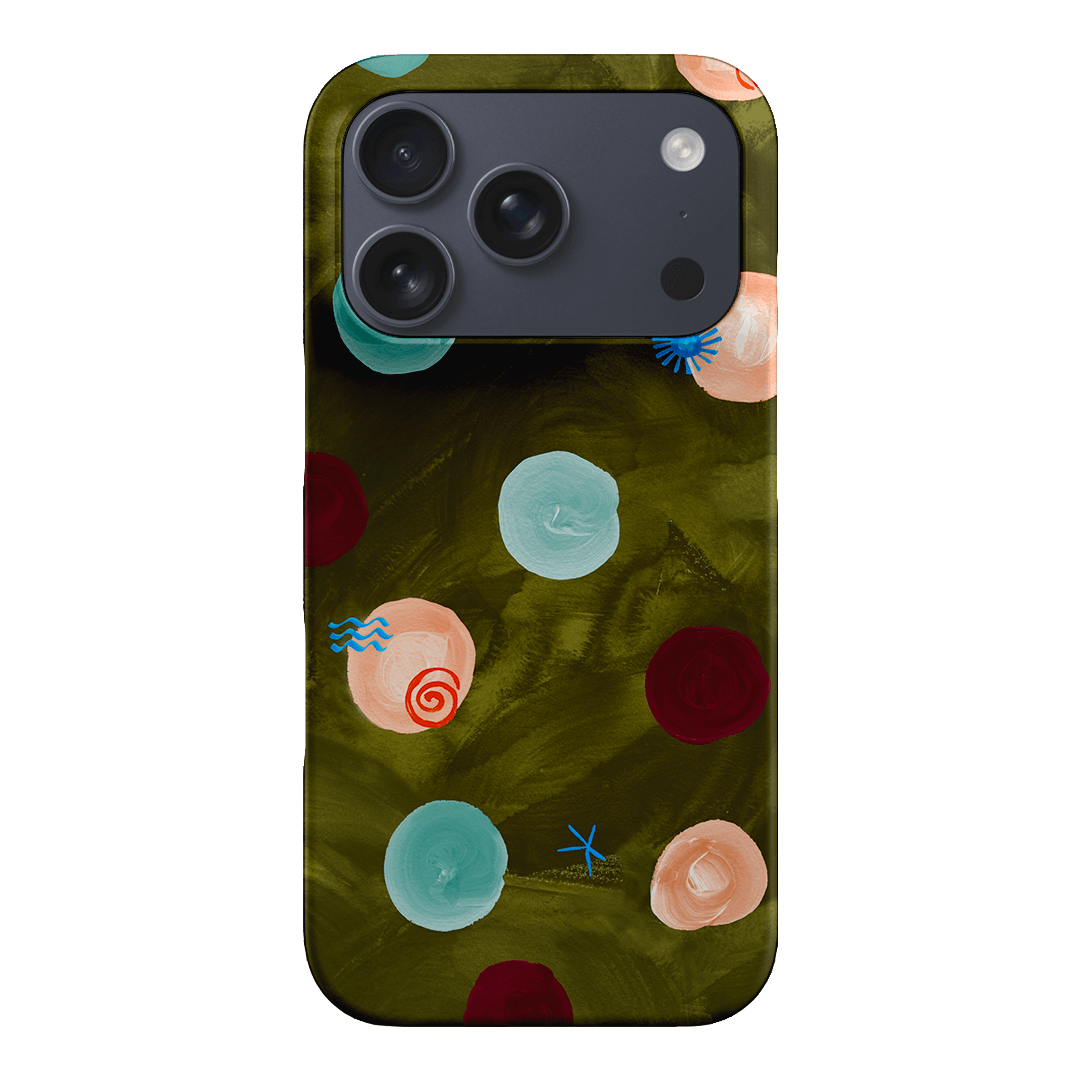 Olive Spot Printed Phone Cases iPhone 17 Pro / Snap by Charlie Taylor - The Dairy