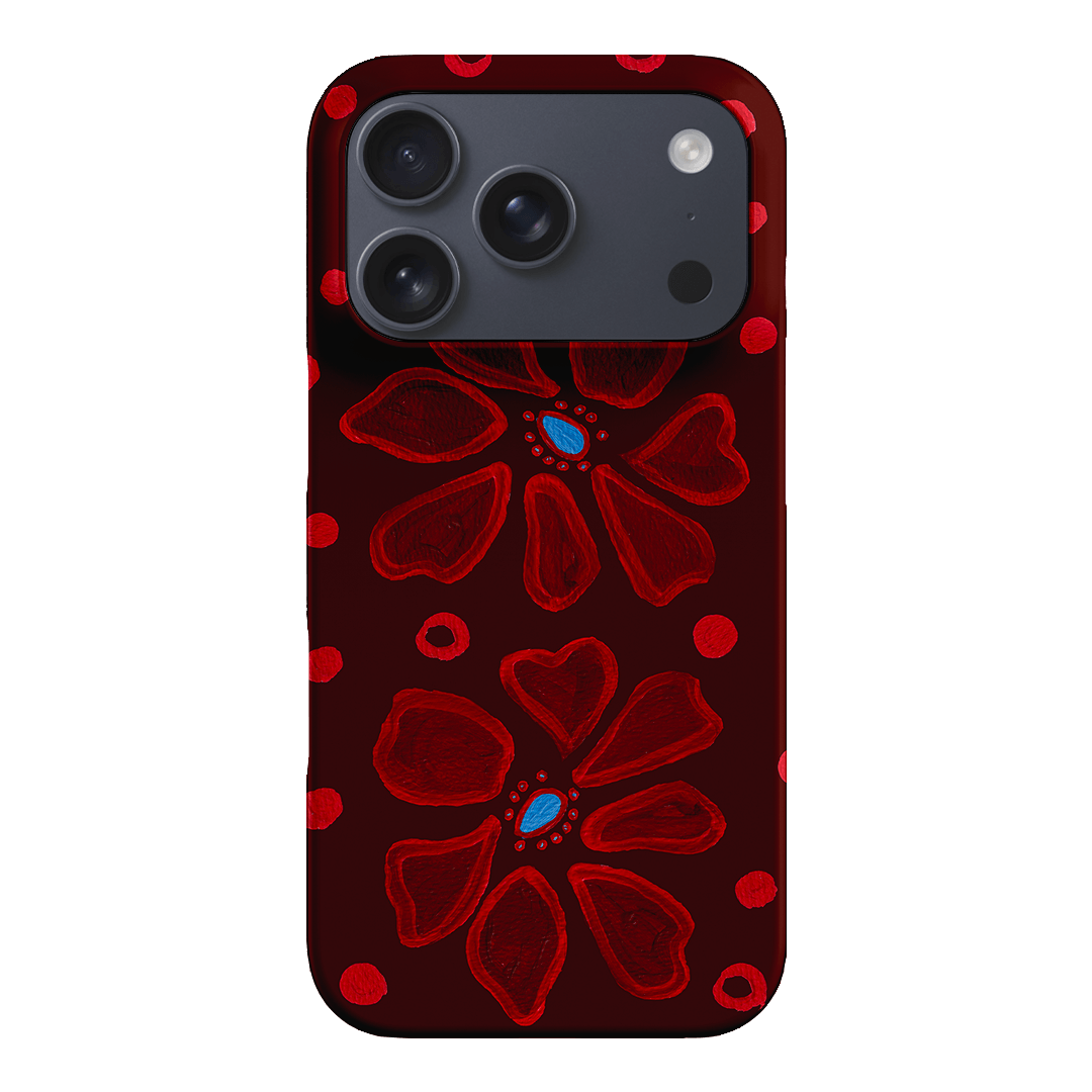 Painted Petal Rouge Printed Phone Cases iPhone 17 Pro / Snap by BG. Studio - The Dairy