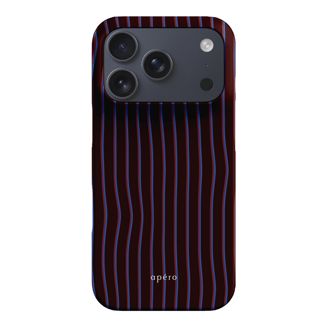 Panama Burgundy Printed Phone Cases iPhone 17 Pro / Snap by Apero - The Dairy