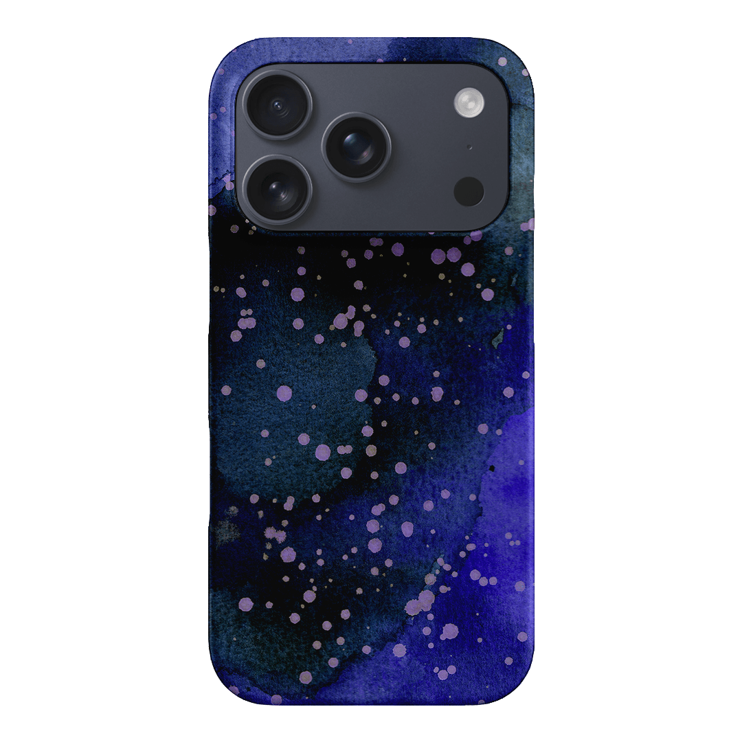 Spotty Navy Printed Phone Cases iPhone 17 Pro / Snap by The Dairy - The Dairy