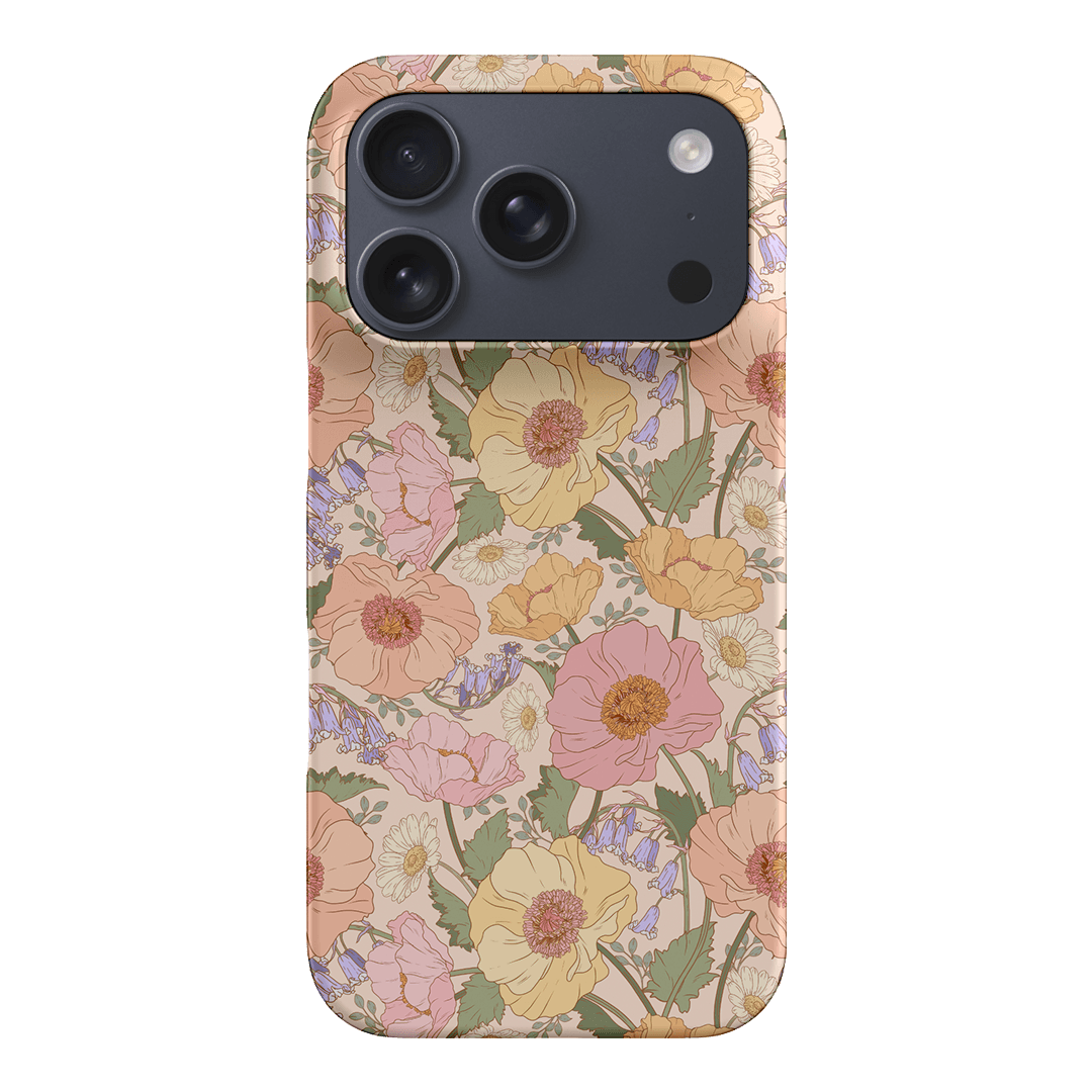 Spring Poppy Printed Phone Cases iPhone 17 Pro / Snap by Kasiags Art - The Dairy